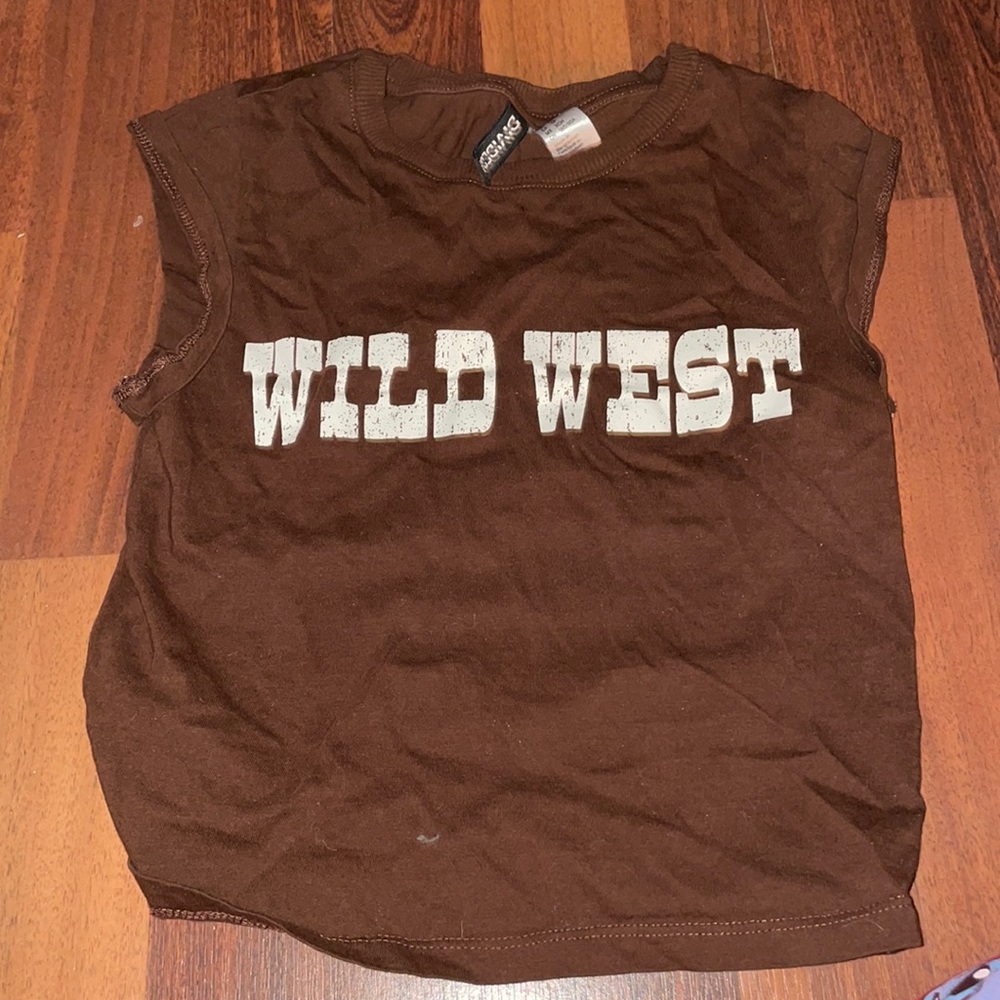 Brown Wild West shirt